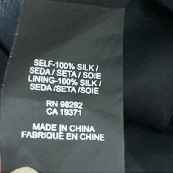 Tibi Silk Beaded Neckline Maxi Dress Size 4 Black Chiffon Ruffle - Picture 12 of 14